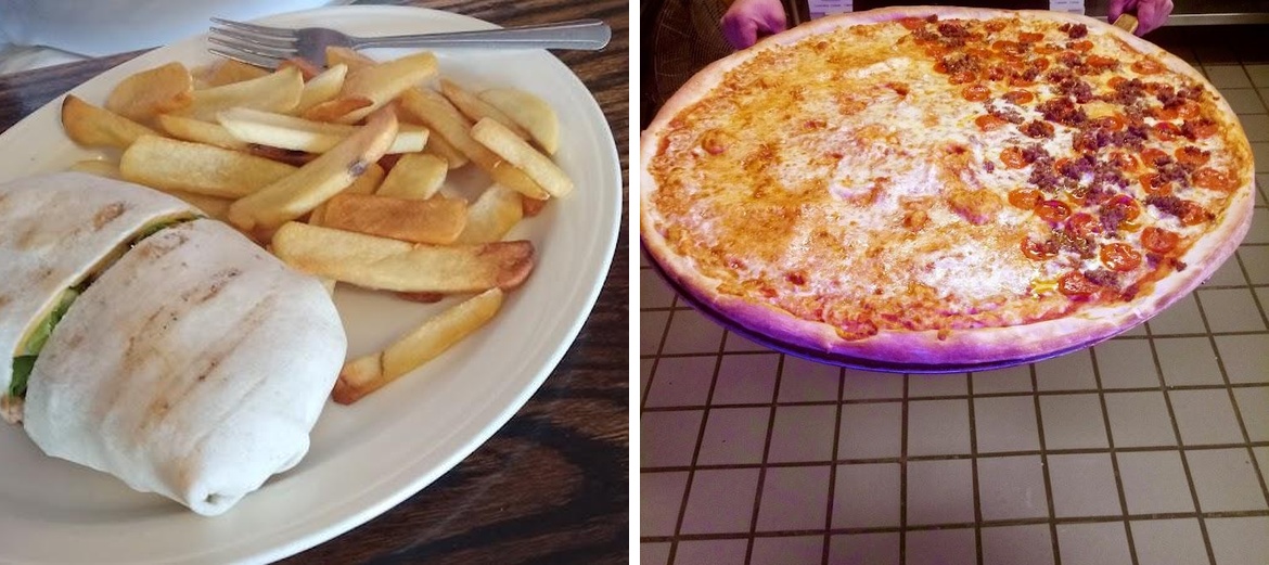 Two Brothers Pizza Small Chicken Parm Roll